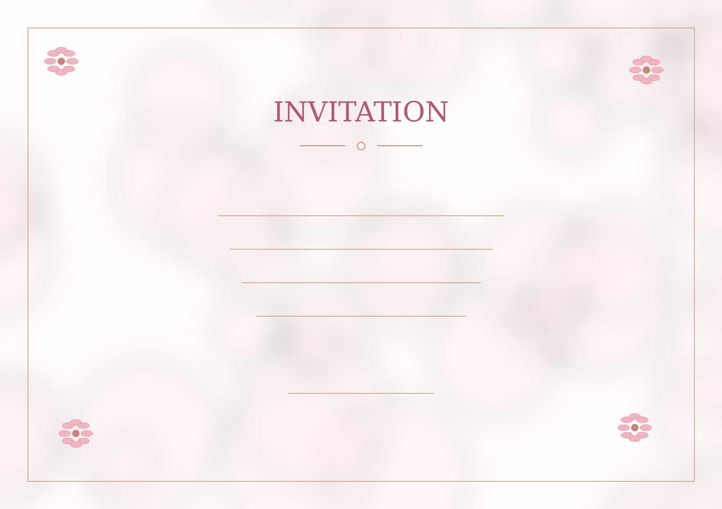 Blank invitations 05