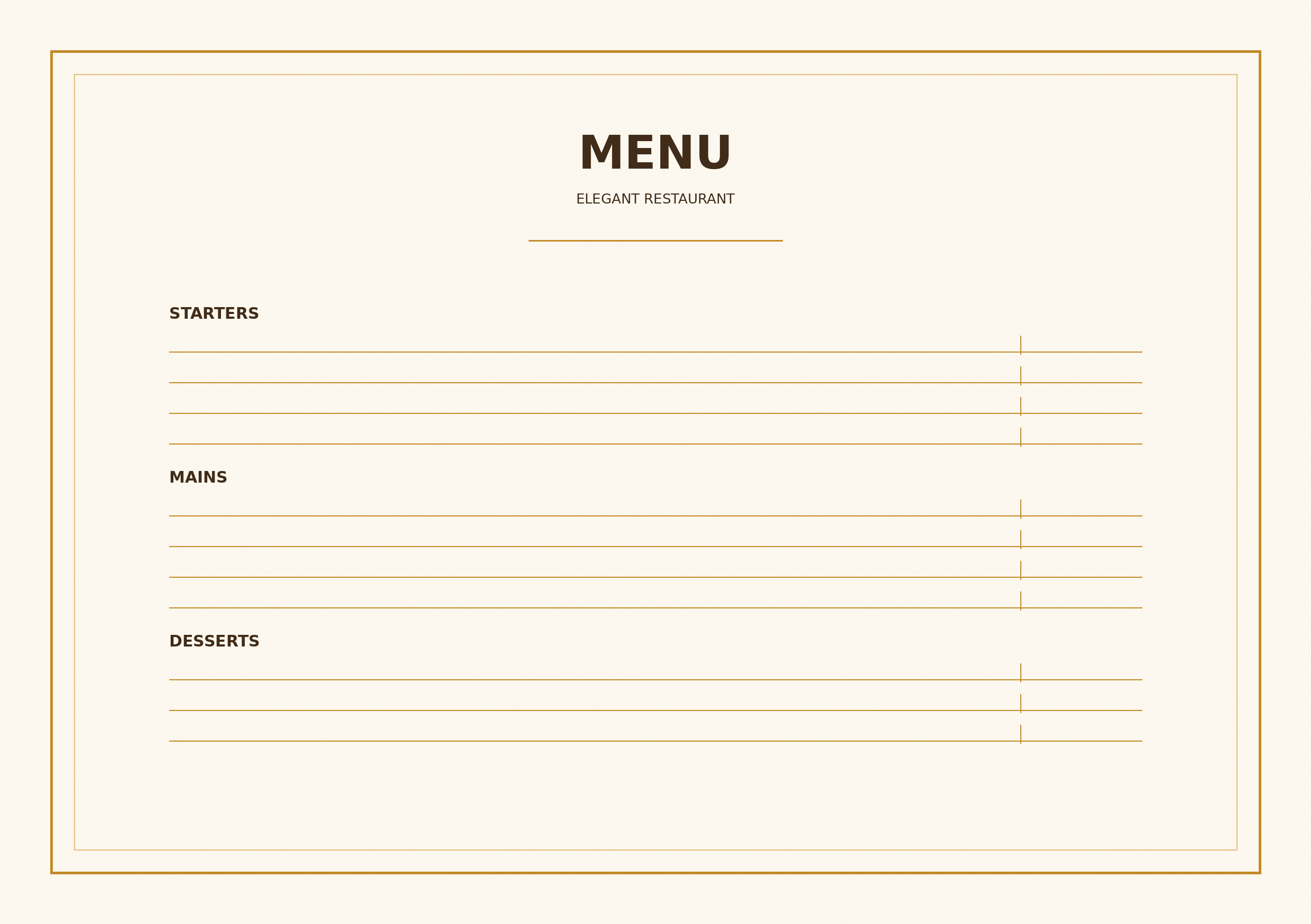 Menus & price lists 01