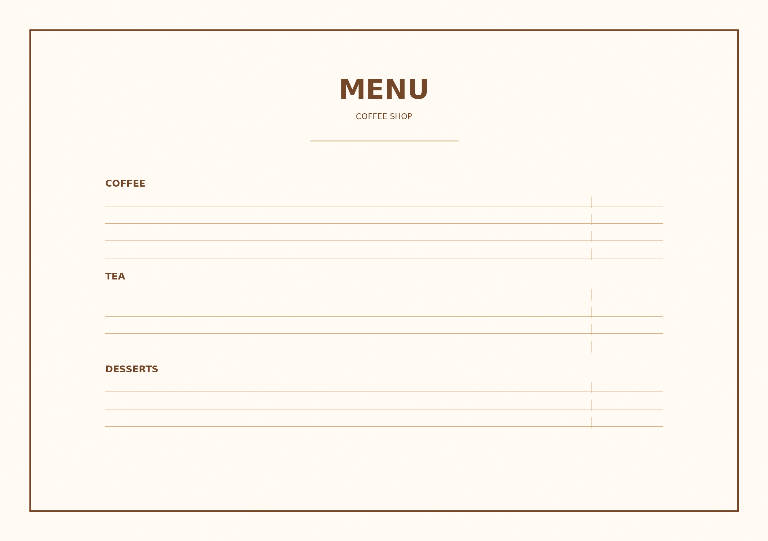Menus & price lists 02
