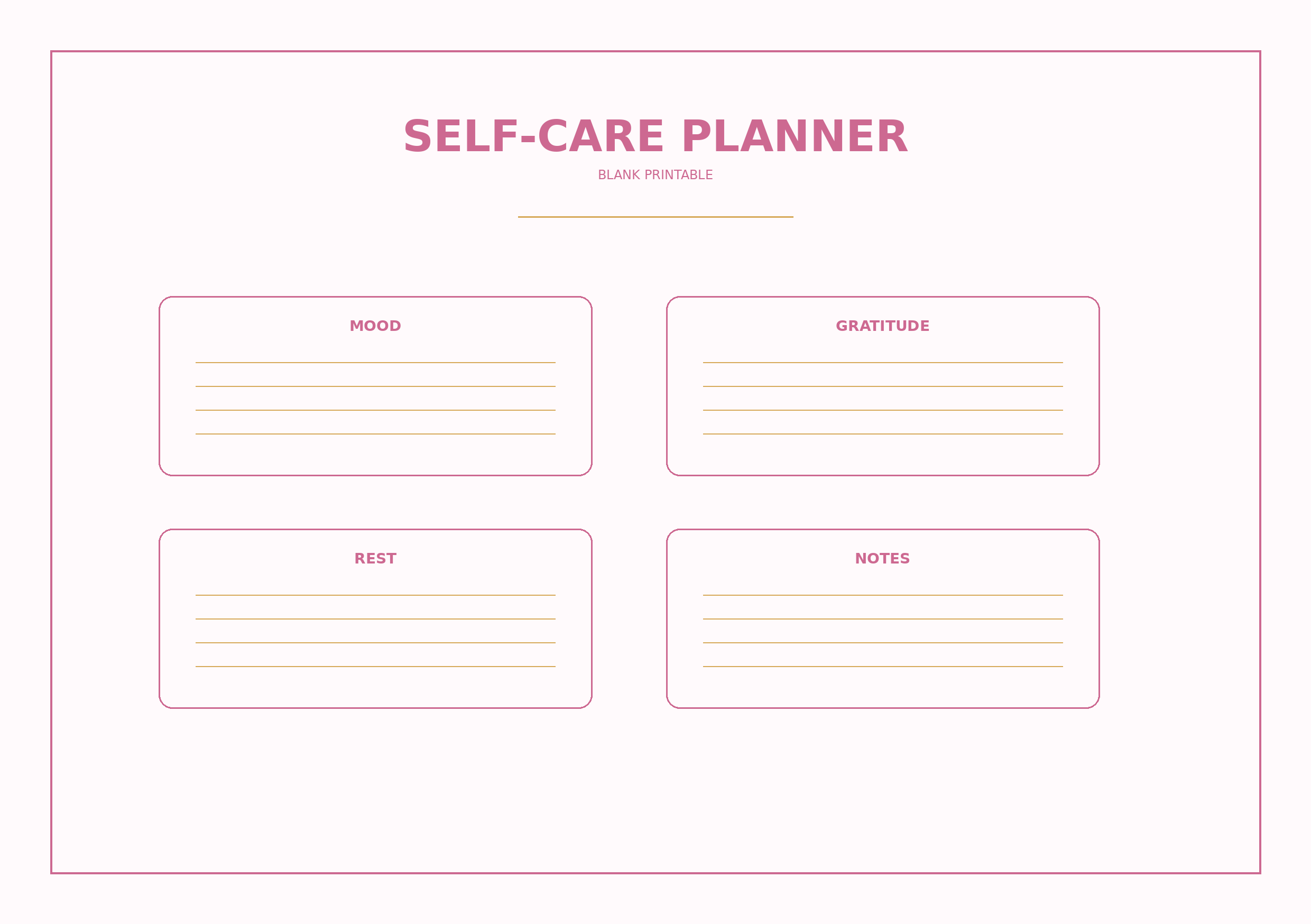 Planners, checklists & worksheets 09